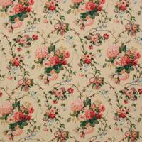 Amberley Fabric - Pink/Green