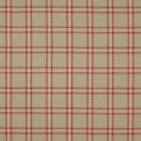 Edgar Check Fabric - Red