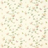 Honeysuckle Garden Fabric - Pink/Green