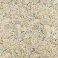 Tapestry Flowers Fabric - Celadon