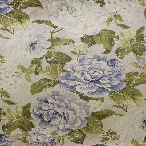 Utopia Classic Velvets Fabrics Hemingway Fabric - Blue - HEMINGWAYBLUE