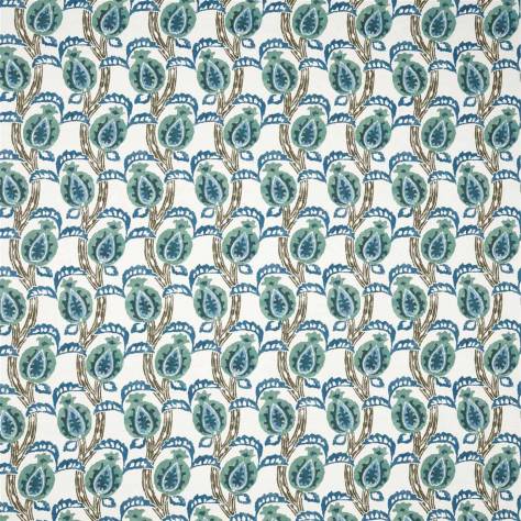 William Yeoward Delcia Fabrics Malati Fabric - Peacock - FWY8029/02