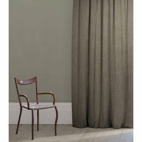 Linwood Fabrics Fable Weaves Kitsune Fabric - Midnight - LF1930C/006