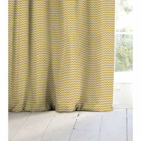 Linwood Fabrics Tango Weaves Bolero Fabric - Yellow - LF1972C/001