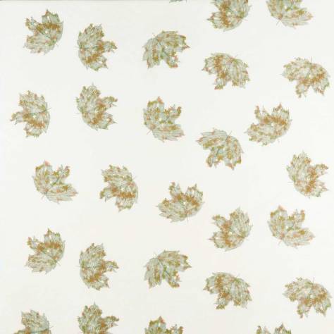 Osborne & Little Sketchbook Fabrics Sycamore Sheer Fabric - Duck Egg - F7372-01