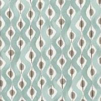 Beau Rivage Fabric - Duck Egg / Taupe