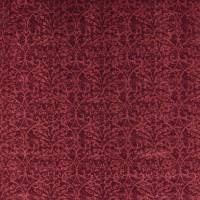 Brideshead Damask Fabric - Red