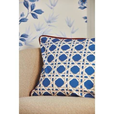 Harlequin x Diane Hill Harlequin x Diane Hill Fabrics Lovelace Fabric - Delft/Origami - HDHP121104