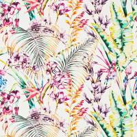 Paradise Fabric - Flamingo/Papaya/Apple