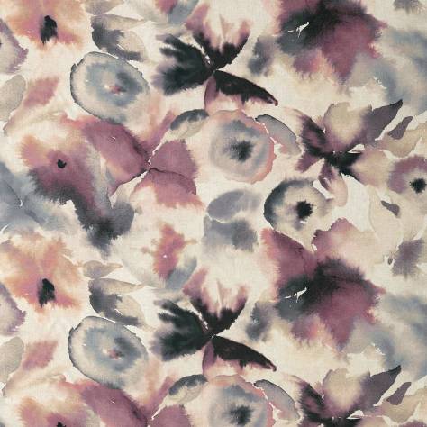 Harlequin Tresillo Fabrics Flores Fabric - Damson/Viola/Blush - HETH120575 - Image 1