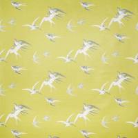Swallows Wallpaper - Lime