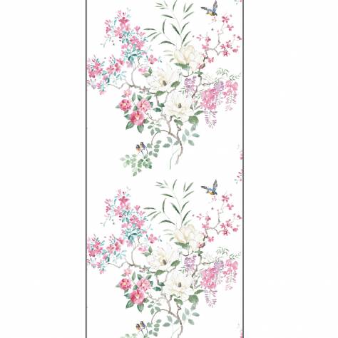 Sanderson Waterperry Wallpapers Magnolia &amp; Blossom Wallpaper - Blossom/Leaf PANEL B - DWAP216306