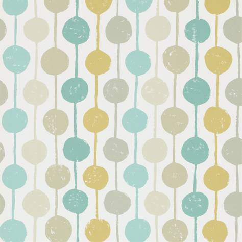Scion Levande Wallpapers Taimi Wallpaper - Seaglass/Chalk/Honey - NFIK111126