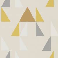 Modul Wallpaper - Mustard/Pewter/Cinnamon