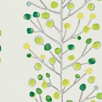 Berry Tree Wallpaper - Emerald/Lime/Chalk