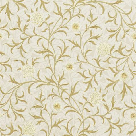 William Morris & Co Archive Wallpapers Scroll Wallpaper - Vellum/Biscuit - DM6P210363