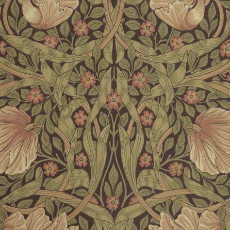 William Morris & Co Archive Wallpapers Pimpernel Wallpaper - Bullrush/Russet - DM6P210387