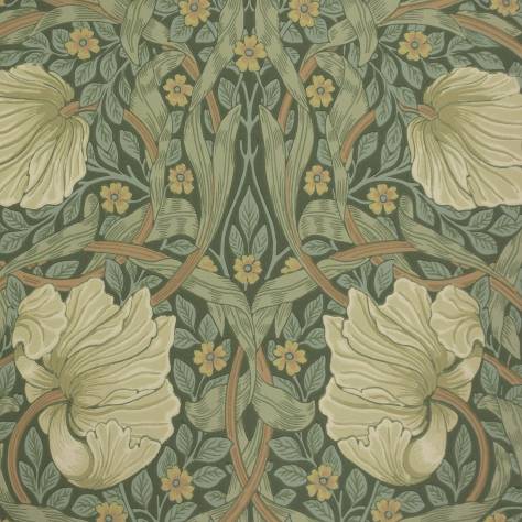 William Morris & Co Archive Wallpapers Pimpernel Wallpaper Privet/Slate - DM6P210389