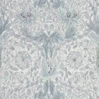 Pure Honeysuckle & Tulip Wallpaper - Cloud Grey