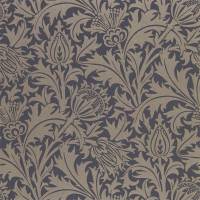 Pure Thistle Wallpaper - Black Ink