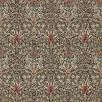 Snakeshead Wallpaper - Charcoal / Spice
