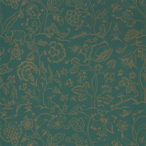 William Morris & Co Archive V Melsetter Wallpapers Middlemore Wallpaper - Moss Gold - DMSW216695