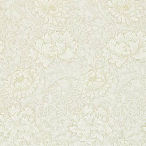 William Morris & Co Archive II Wallpapers Chrysanthemum Wallpaper - Chalk - DARW212546