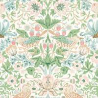 Simply Strawberry Thief Wallpaper - Cochineal Pink