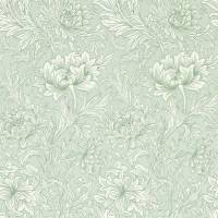 Chrysanthemum Toile Wallpaper - Willow