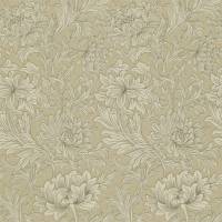 Chrysanthemum Toile Wallpaper - Ivory/Gold