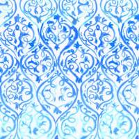 Arabesque Wallpaper - Cobalt
