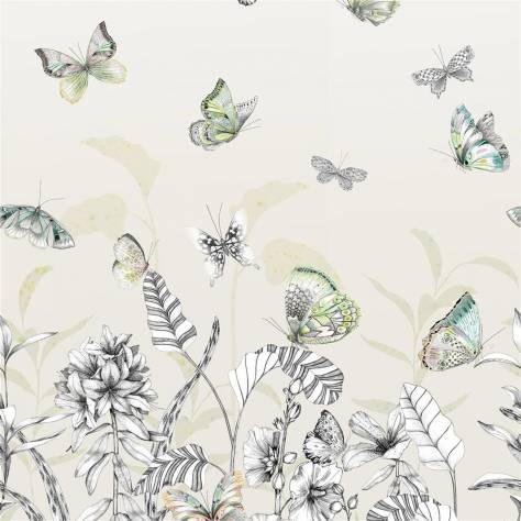 Designers Guild Mandora Wallpapers Papillons Wallpaper - Birch - PDG1058/01