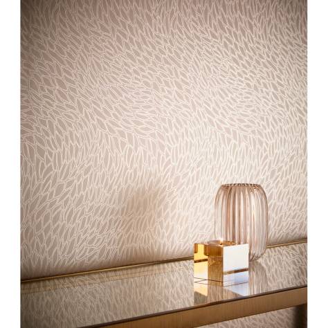 Clarke & Clarke Lusso Wallpapers Corallino Wallpaper - Ivory - W0166/01