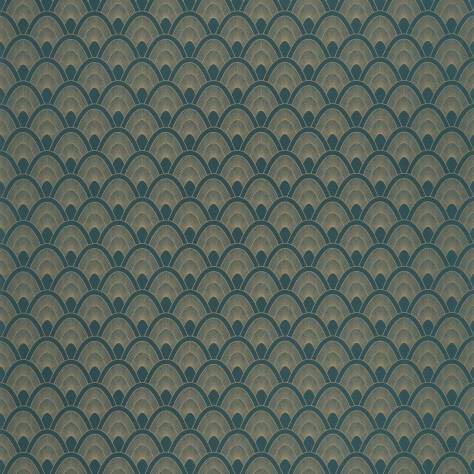 Caselio  L'Odyssee Wallpapers Mayotte Wallpaper - Bleu Nuit / Dore - OYS101456903