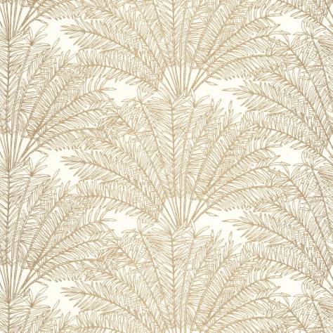 Caselio  Nos Gravures Wallpapers Jardin D'alhambra Wallpaper - Blanc Or - 103020248