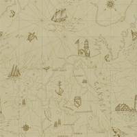 Searsport Map Wallpaper - Parchment