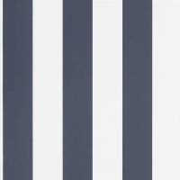 Spalding Stripe Wallpaper - Navy / White