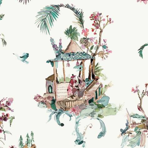 Nina Campbell Signature Wallpapers Toile Chinoise Wallpaper - 01 - NCW4497-01
