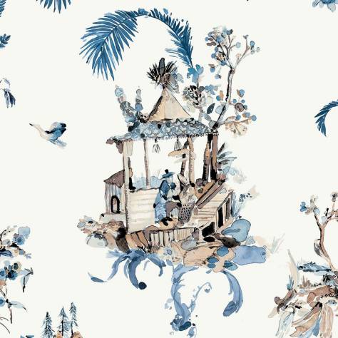 Nina Campbell Signature Wallpapers Toile Chinoise Wallpaper - 03 - NCW4497-03