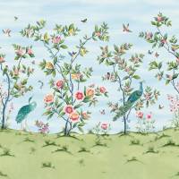 Florence Wallpaper - Sky/Meadow/Blossom