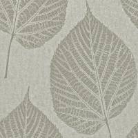 Leaf Wallpaper Beaded - Pebble