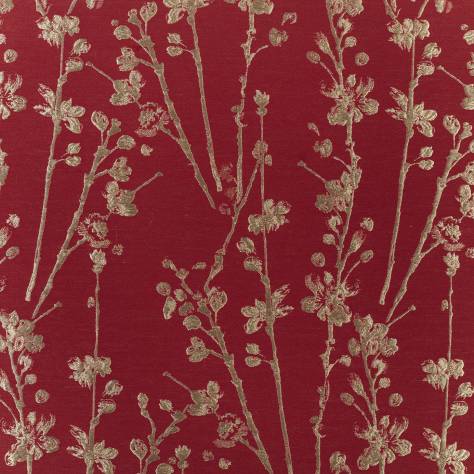 Prestigious Textiles Atrium Fabrics Meadow Fabric - Cardinal - 1490/319 - Image 1