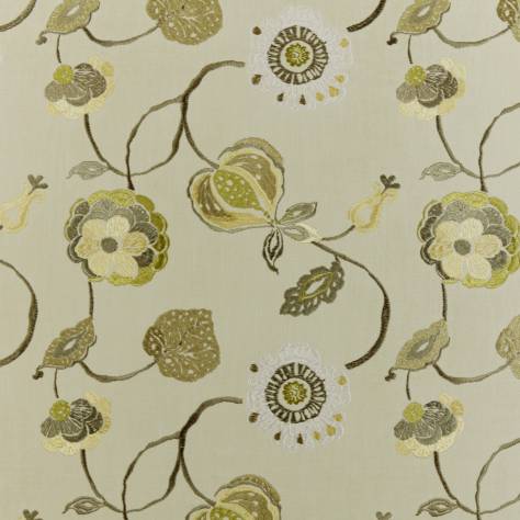 Prestigious Textiles Secret Garden Fabrics Flora Fabric - Avocado - 1485/637