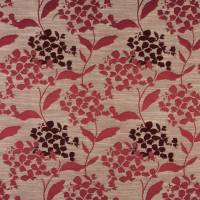 Hydrangea Fabric - Cranberry