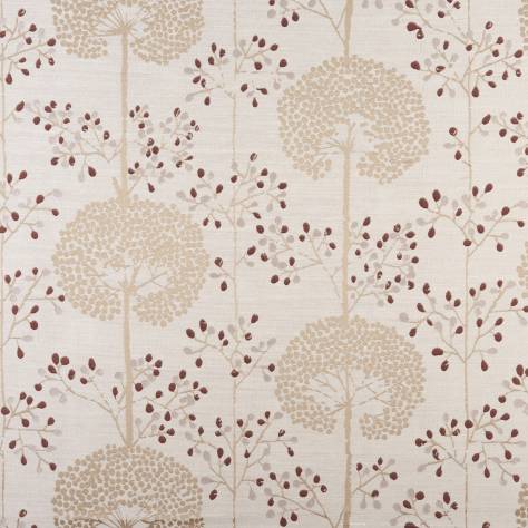 Prestigious Textiles Eden Fabrics Moonseed Fabric - Cranberry - 1473/316 - Image 1