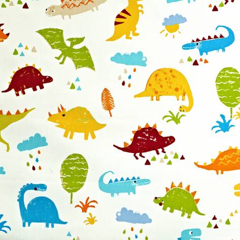 Prestigious Textiles Playtime Fabrics  Dino Fabric - Paintbox - 5715/335 - Image 1