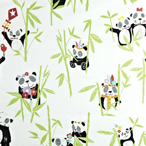 Prestigious Textiles Playtime Fabrics  Panda Fabric - Bamboo - 5723/527