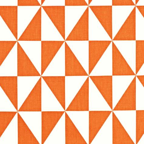 Prestigious Textiles Cube Fabrics Zodiac Fabric - Tangerine - 5731/405 - Image 1