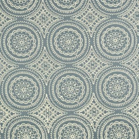 Prestigious Textiles Provence Fabrics Montpellier Fabric - Indigo - 3506/705