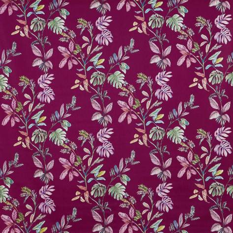 Prestigious Textiles Seasons Fabrics Kew Fabric - Garnet - 5026/642